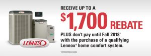 receive up to a $1700 rebate or don't pay until fall 2018